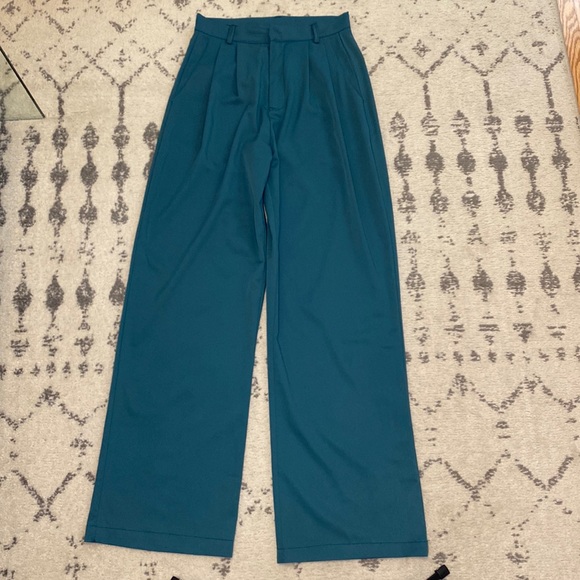 Pants - Green wide leg pants